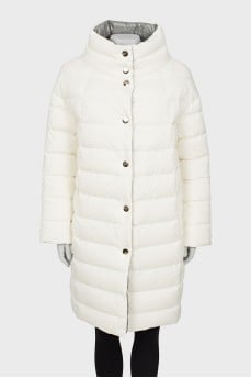 Quilted reversible jacket