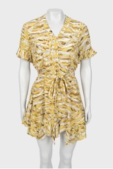 Abstract print dress