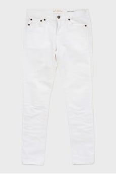 Білі джинси slim fit