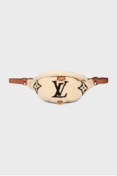 Сумка Bum Bag Monogram Giant Teddy Fleece