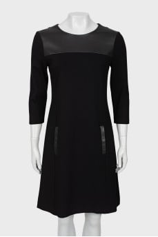Black dress with pockets