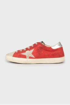 Red sneakers Superstar