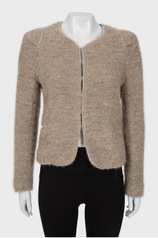 Jacket with long pile