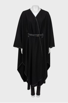 Black cape on the belt