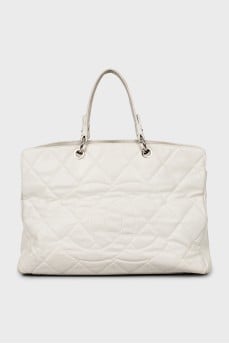 Сумка Timeless CC Quilted Caviar Leather Shopping Tote