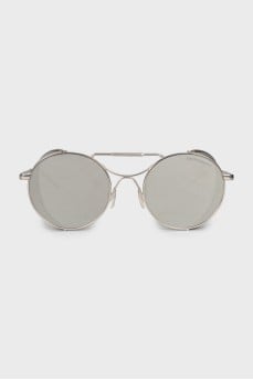 Round sunglasses with curtains