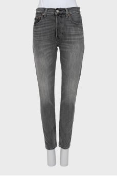 Сірі джинси skinny fit