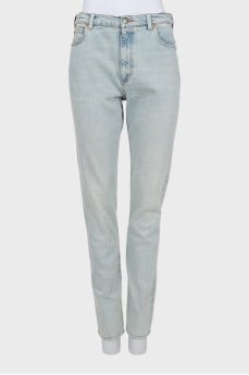Світло-блакитні джинси slim fit