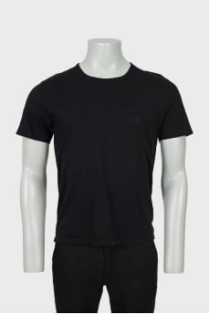 Men's T-shirt with embroidered logo