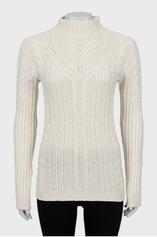 Knitted turtleneck sweater