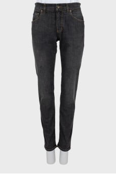 Сірі джинси slim fit