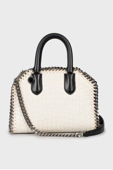 Сумка Falabella Mini Crocodile-Embossed Box