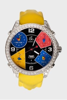 Годинник Five Time Zone All Diamonds