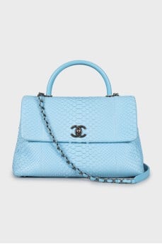 Сумка Coco Handle Flap Python