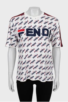 T-shirt by Fendi x Fila
