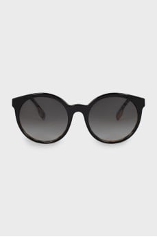 Check print sunglasses