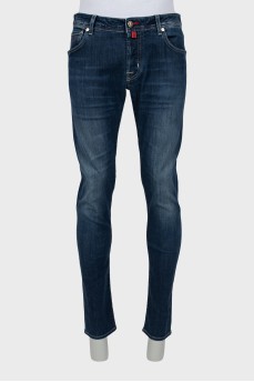 Men's blue jeans slim fit