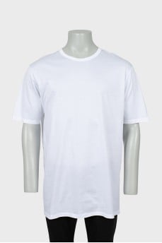Men's white T-shirt