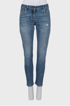 Джинсы на средней посадке slim fit
