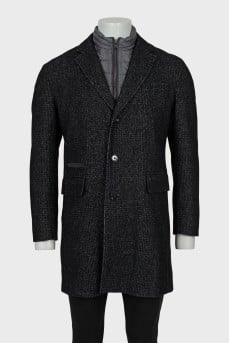 Men's single-breasted coat