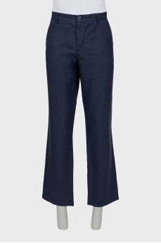Мужские льняные брюки regular fit