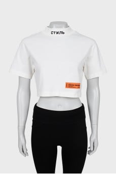 Text print top with tag