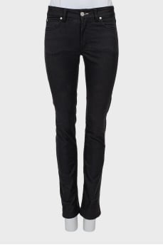 Джинси slim fit чорного кольору