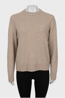 Cashmere straight cut jumper