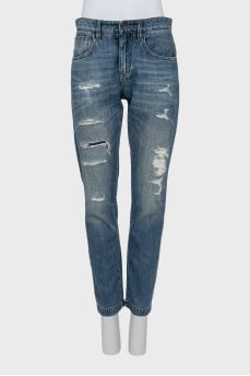 Джинсы boyfriend fit