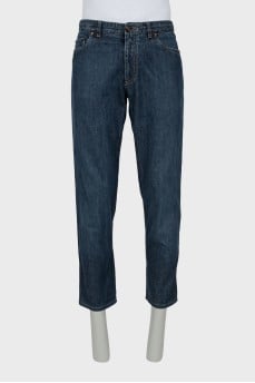 Чоловічі джинси сині slim fit