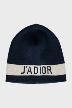 Шапка J'Adior синего цвета