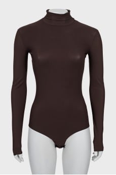Коричневое боди Jersey