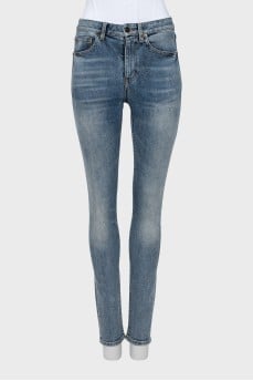 Сині джинси skinny fit