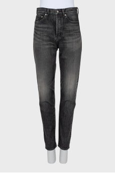 Сірі джинси tapered fit
