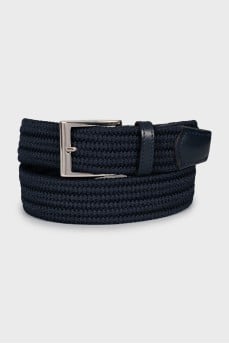 Men's belt blue