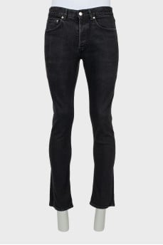 Чоловічі чорні джинси regular fit
