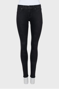 Джинсы skinny fit с заниженной талией 