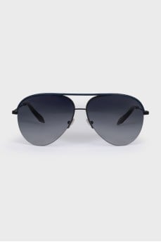 Blue aviator sunglasses