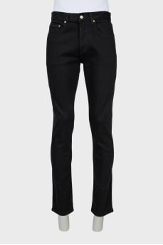 Чоловічі джинси skinny fit на гудзиках