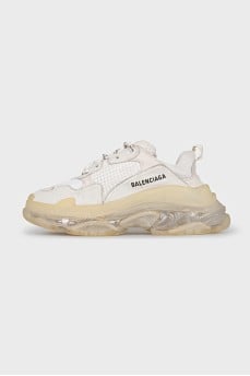Кроссовки Triple S белого цвета