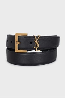 Leather belt Cassandre