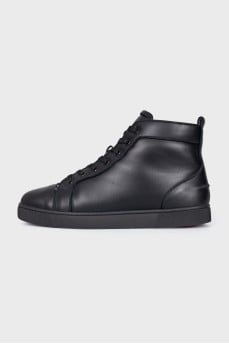 Men's lace-up leather boots