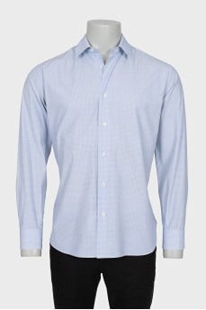 Чоловіча блакитна сорочка derby fit