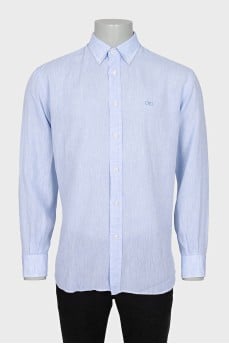 Чоловіча блакитна сорочка tailor fit
