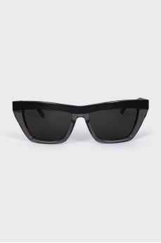 Солнцезащитные очки wayfarer с прозрачной оправой