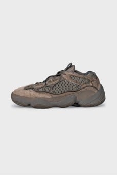 Замшеві кросівки Yeezy 500
