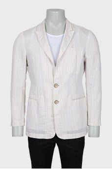 Men's Pinstripe Blazer
