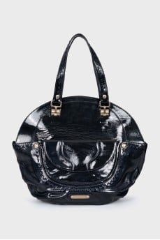 Patent leather bag