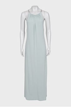 Green dress with straps