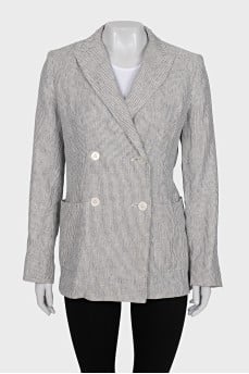 Pinstripe Blazer